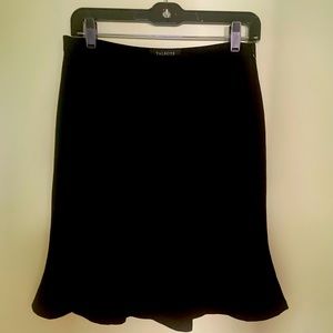 New Talbots Black 8 Panel Gore Skirt,  Lined